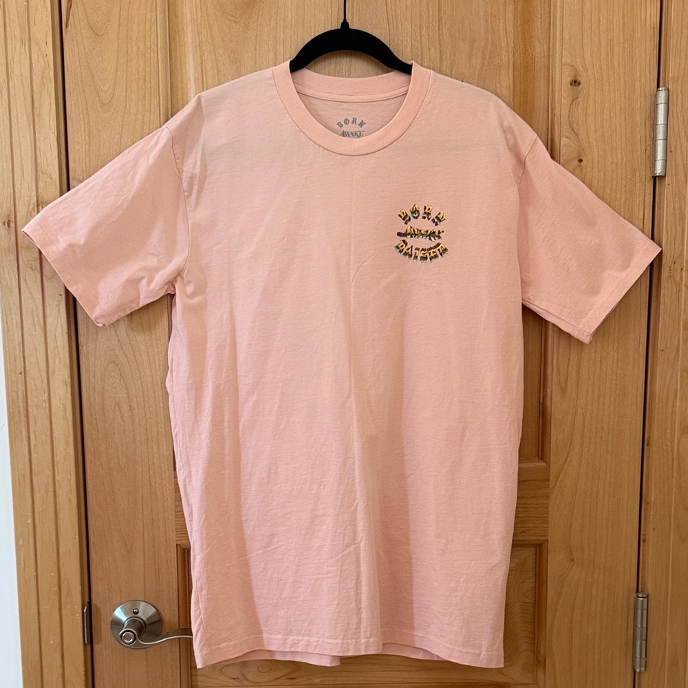 Born x Raised x Awake Pink Graphic T-Shirt